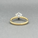 Estate Tacori 18K Y Gold 1.29ctw G - H/VS1 - SI1 Diamond Eng Ring GIA - Walter Bauman Jewelers