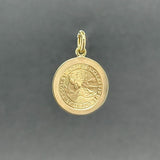 Estate Tiffany & Co. 14K Y Gold St. Christopher Medal Pendant - Walter Bauman Jewelers