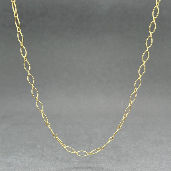 Estate Tiffany & Co. 18K Y Gold 2.7mm 16” Oval Link Chain - Walter Bauman Jewelers