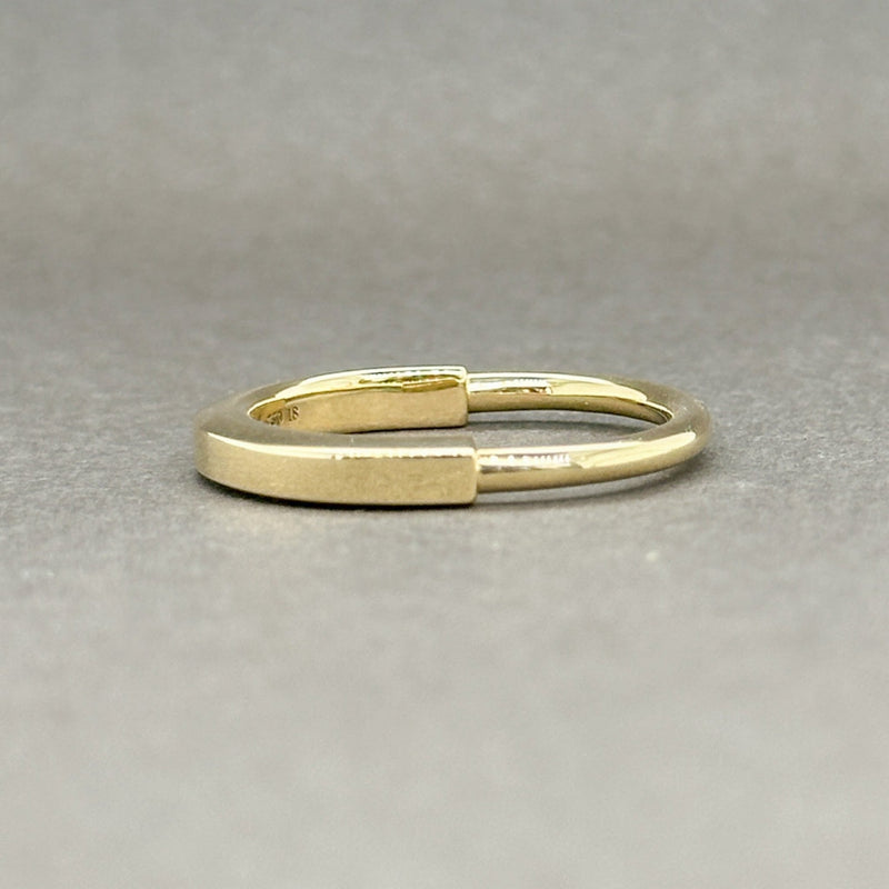 Estate Tiffany & Co. 18K Y Gold Lock Ring - Walter Bauman Jewelers