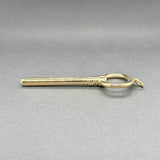 Estate Tiffany & Co. 18K Y Gold Oval Key Pendant - Walter Bauman Jewelers