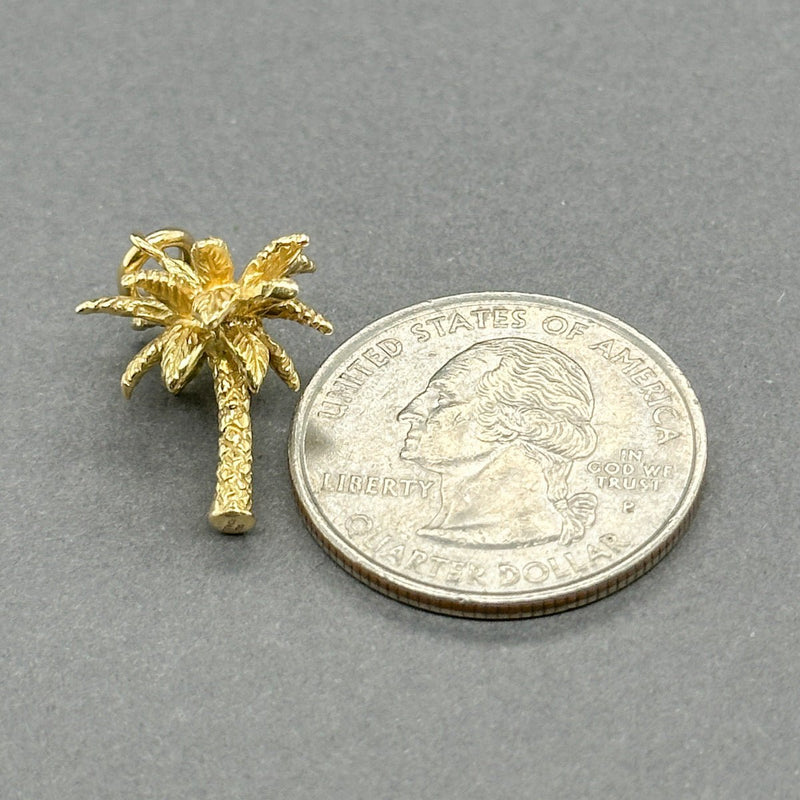 Estate Tiffany & Co. 18K Y Gold Palm Tree Charm - Walter Bauman Jewelers