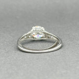 Estate Tiffany & Co Art Deco Platinum 1.01ctw H-I/VS2-SI1 Diamond Eng. Ring - Walter Bauman Jewelers