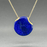 Estate Tiffany & Co. Peretti 18K Y Gold 14.10ct Lapis Lazuli Touchstone Pendant - Walter Bauman Jewelers