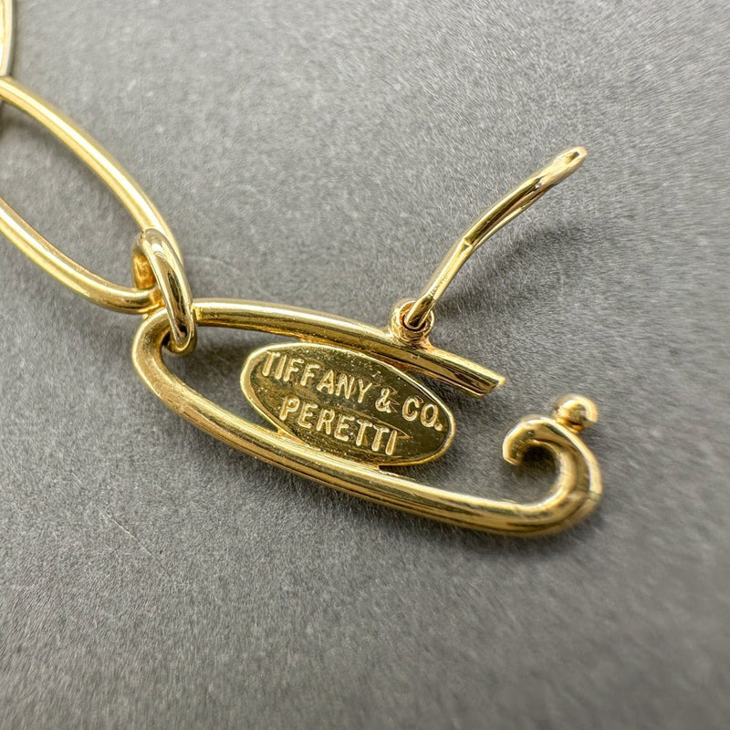 Estate Tiffany & Co. Peretti 18K Y Gold Disc Bracelet - Walter Bauman Jewelers