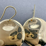 Estate Tiffany & Co. Peretti 18K Y Gold Disc Earrings - Walter Bauman Jewelers