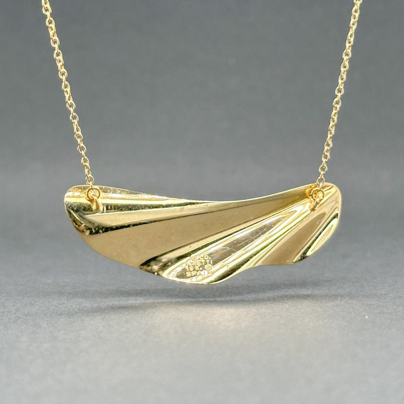 Estate Tiffany & Co. Peretti 18K Y Gold High Tide Necklace - Walter Bauman Jewelers