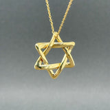 Estate Tiffany & Co. Peretti 18K Y Gold Star Of David Pendant - Walter Bauman Jewelers