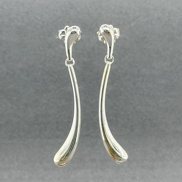 Estate Tiffany & Co. Peretti SS Bean Drop Earrings - Walter Bauman Jewelers