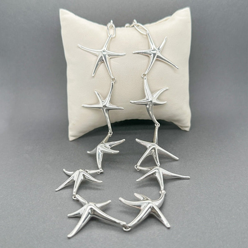 Estate Tiffany & Co. Peretti Vintage SS 10 Starfish Necklace - Walter Bauman Jewelers