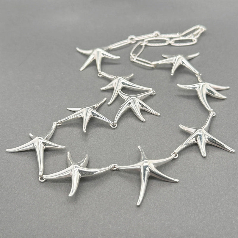 Estate Tiffany & Co. Peretti Vintage SS 10 Starfish Necklace - Walter Bauman Jewelers