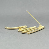 Estate Tiffany & Co. Picasso 18K Y Gold Graffiti Scribble Zigzag Pin - Walter Bauman Jewelers