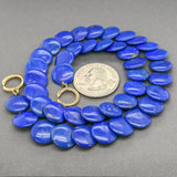 Estate Tiffany & Co. Picasso 18K Y Gold Lapis Lazuli Beaded Necklace - Walter Bauman Jewelers