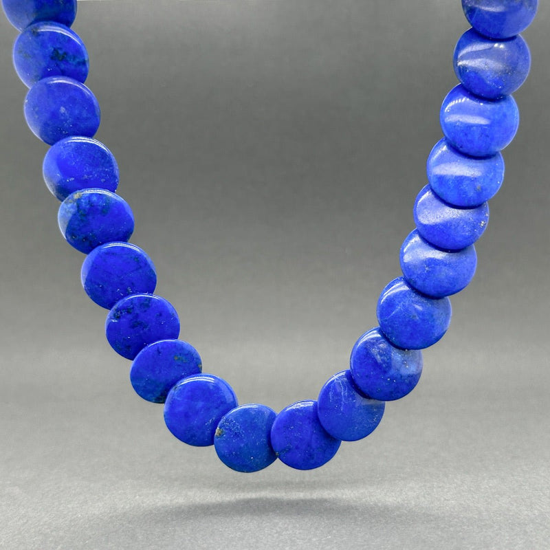 Estate Tiffany & Co. Picasso 18K Y Gold Lapis Lazuli Beaded Necklace - Walter Bauman Jewelers