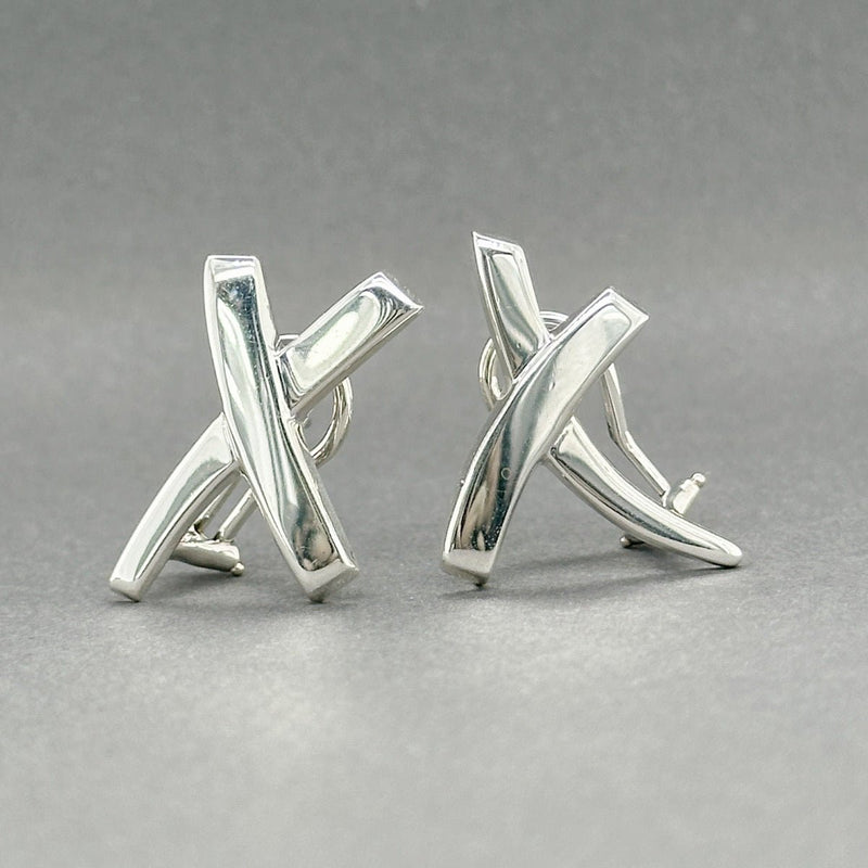 Estate Tiffany & Co. Picasso SS Graffiti X Earrings - Walter Bauman Jewelers