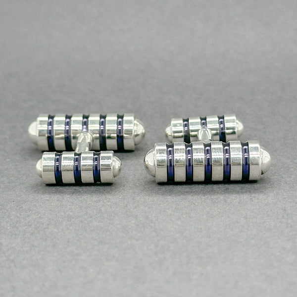 Estate Tiffany & Co. Picasso SS Groove Cufflinks - Walter Bauman Jewelers