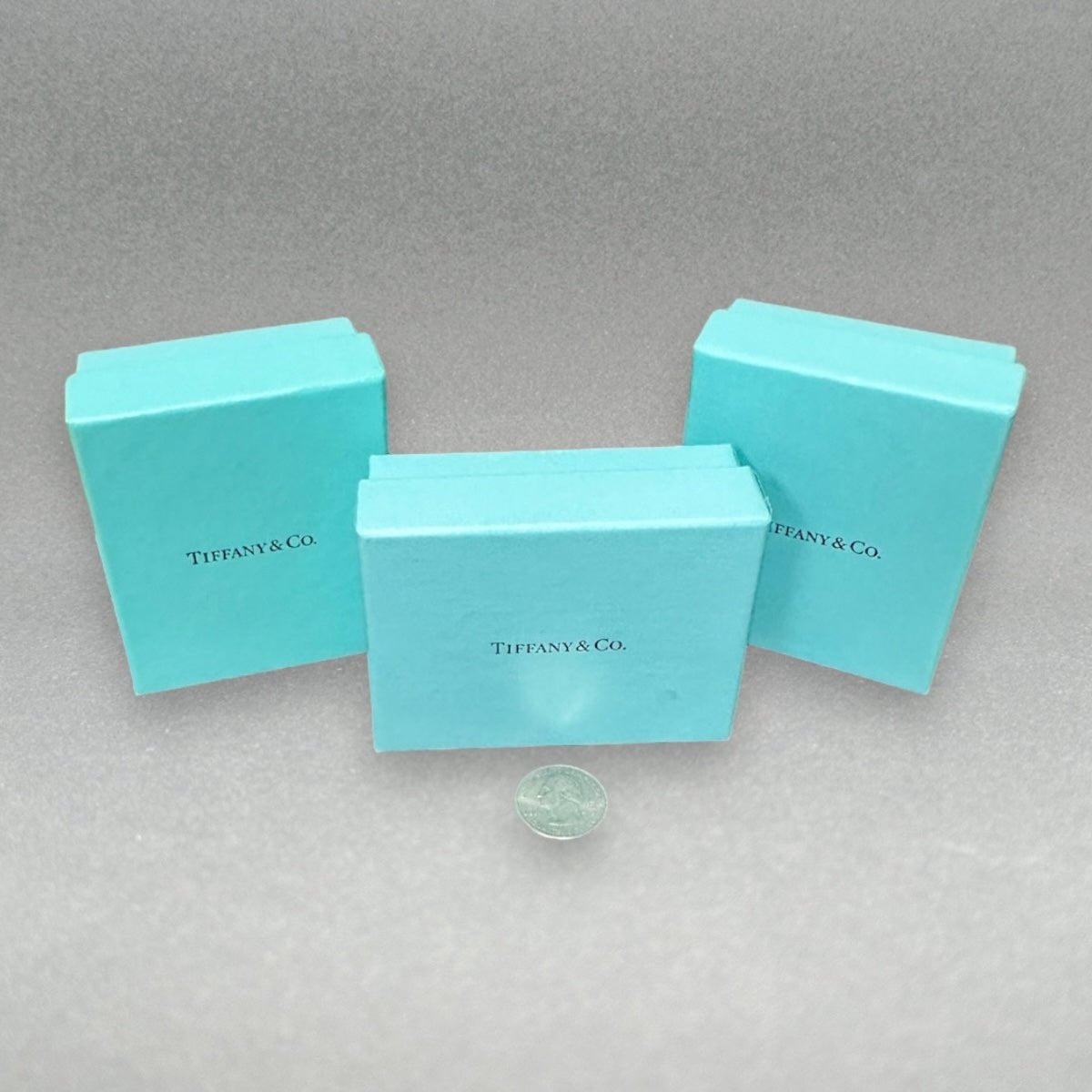 Empty Empty Tiffany & CO. boxes and retailer pouches