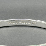 Estate Tiffany & Co. SS 1837 7mm Bangle Bracelet - Walter Bauman Jewelers