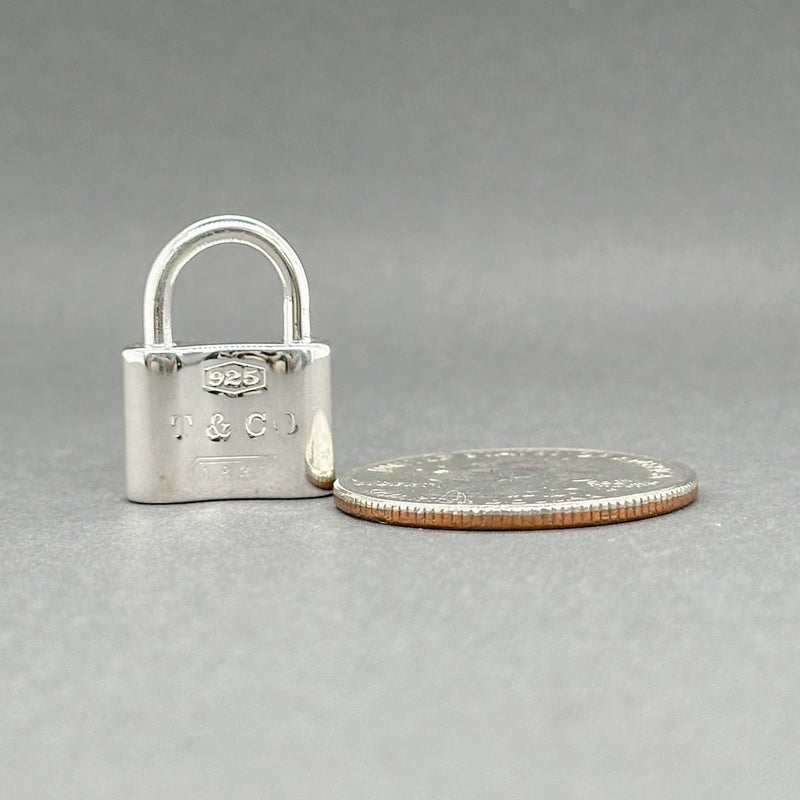 Estate Tiffany & Co. SS 1837 Padlock Pendant - Walter Bauman Jewelers