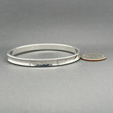 Estate Tiffany & Co. SS 1837 Vintage Bangle Bracelet - Walter Bauman Jewelers