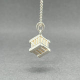 Estate Tiffany & Co. SS Atlas Cube Pendant - Walter Bauman Jewelers