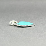 Estate Tiffany & Co. SS Blue Small Heart Tag Pendant - Walter Bauman Jewelers