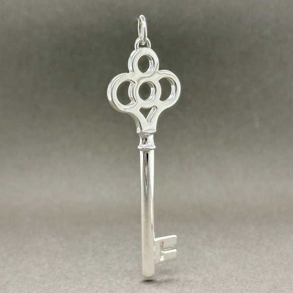 Estate Tiffany & Co. SS Crown Key Pendant - Walter Bauman Jewelers