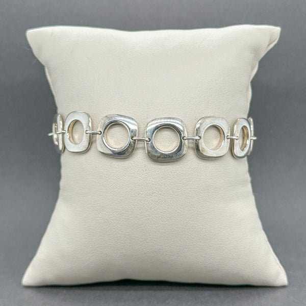 Estate Tiffany & Co. SS Cushion Toggle Bracelet - Walter Bauman Jewelers