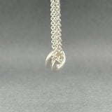 Estate Tiffany & Co. SS Double Chain Infinity Pendant - Walter Bauman Jewelers