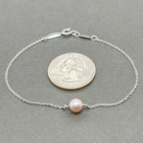 Estate Tiffany & Co. SS Elsa Peretti Pink Pearls By The Yard Bracelet - Walter Bauman Jewelers