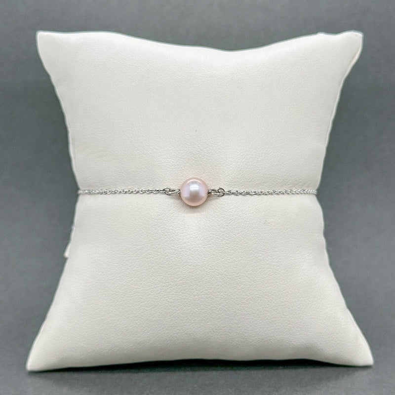 Estate Tiffany & Co. SS Elsa Peretti Pink Pearls By The Yard Bracelet - Walter Bauman Jewelers