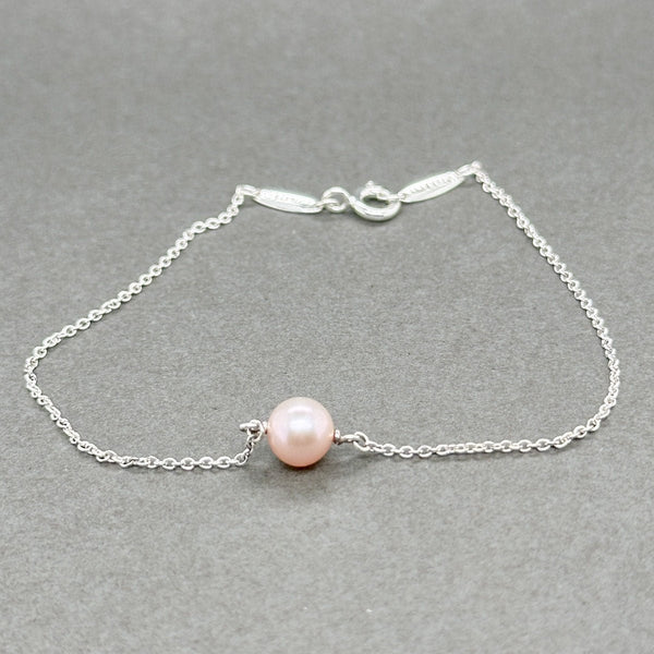 Estate Tiffany & Co. SS Elsa Peretti Pink Pearls By The Yard Bracelet - Walter Bauman Jewelers