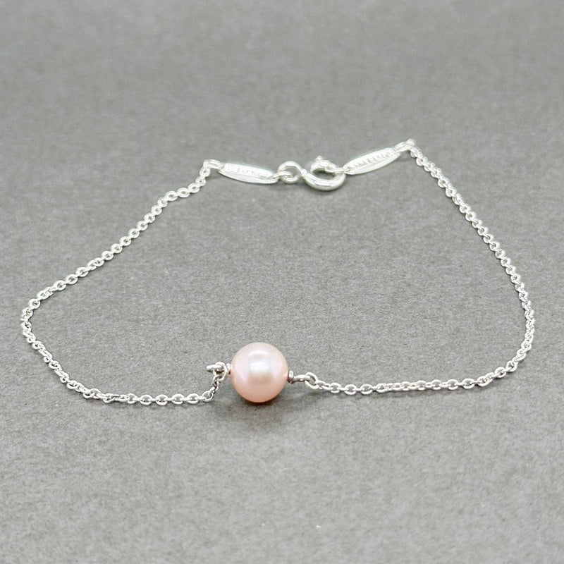 Estate Tiffany & Co. SS Elsa Peretti Pink Pearls By The Yard Bracelet - Walter Bauman Jewelers