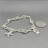 Estate Tiffany & Co. SS Infinity Link Charm Bracelet - Walter Bauman Jewelers