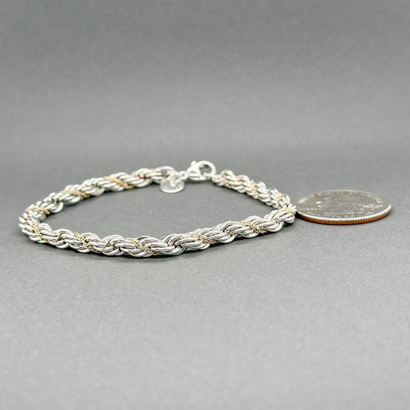 Estate Tiffany & Co. SS Rope Bracelet - Walter Bauman Jewelers