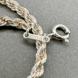 Estate Tiffany & Co. SS Vintage Rope Chain Bracelet - Walter Bauman Jewelers