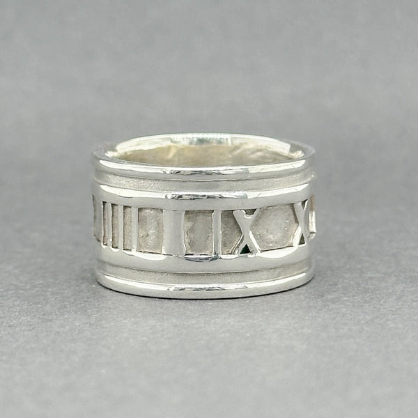 Estate Tiffany & Co. SS Wide Atlas Ring - Walter Bauman Jewelers