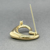 Estate Tifffany & Co. Peretti 18K Y Gold Open Heart Pin - Walter Bauman Jewelers