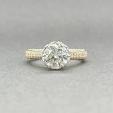 Estate Verragio 14K TT Gold 1.81ctw F - H/VS1 - 2 Diamond Eng. Ring - Walter Bauman Jewelers