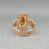 Estate Victorian 10K R Gold Enamel Ring - Walter Bauman Jewelers