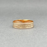 Estate Victorian 10K R Gold Textured Ring - Walter Bauman Jewelers