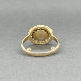 Estate Victorian 14K Y Gold 1.07ct Sardonyx & 0.41ctw Diamond Ring - Walter Bauman Jewelers