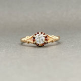 Estate Victorian 15K R Gold 0.23ct J-K/VS2 Diamond Ring - Walter Bauman Jewelers