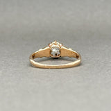 Estate Victorian 15K R Gold 0.23ct J-K/VS2 Diamond Ring - Walter Bauman Jewelers