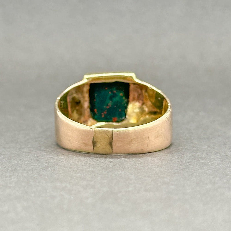 Estate Victorian 18K Y Gold 1.60ct Bloodstone Ring - Walter Bauman Jewelers