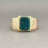 Estate Victorian 18K Y Gold 1.60ct Bloodstone Ring - Walter Bauman Jewelers