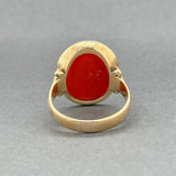 Estate Victorian 18K Y Gold 3.13ct Carnelian Signet Ring - Walter Bauman Jewelers