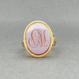 Estate Victorian 18K Y Gold 3.13ct Carnelian Signet Ring - Walter Bauman Jewelers