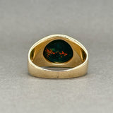 Estate Victorian Larter & Sons 10K R Gold 1.76ct Bloodstone Ring - Walter Bauman Jewelers