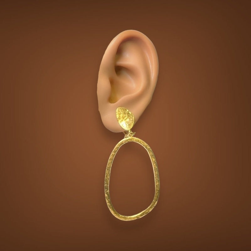 Estate Yossi Harari 24K Y Gold Dangle Earrings - Walter Bauman Jewelers